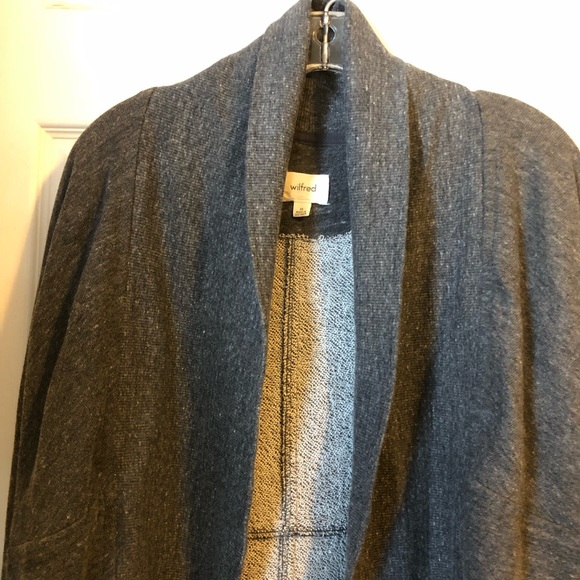 Aritzia Wilfred Diderot Gray Sweater Cardigan XS - Picture 2 of 5